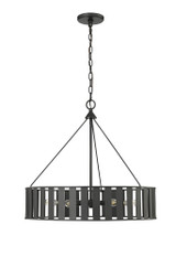 Stella 6 Light Chandelier 22 Inch Tall and 24 Inch Wide by Millennium - 27006