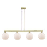 Athens 4 Light Stem Hung Island 10.88 Inch X 50.75 Inch by Innovations - 716-4I-G12-8