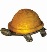 Turtle 4 Inch High Turtle Accent Lamp by Meyda Tiffany - 1800-5AL