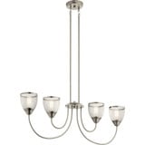 Voclain 4 Up Light Linear Chandelier by Kichler - 52273
