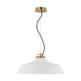 Forge 19W 1 LED Large Short Pendant 24 Inch Wide by Visual Comfort Modern - SLPD13027