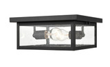 Evanton 2 Light Outdoor Flush Mount 5.25 Inch X 12 Inch Wide by Millennium - 4122