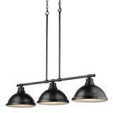 Duncan 3 Light Oversized Linear Pendant by Golden - 3602-3LP