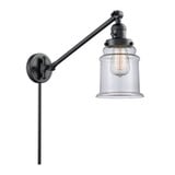 Canton 1 Light Adjustable Swing Arm Wall Sconce 25X8 Inch by Innovations - 237-G18