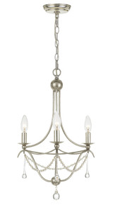 Metro 3 Light Small Chandelier by Crystorama - 423