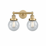 Beacon 2 Light Vanity Light 15.5 Inch Wide by Innovations - 616-2W-BE