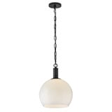 Rivi 12W 1 LED Medium Pendant 17 Inch Tall and 13 Inch Wide by Lark - 84287