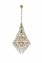 Adaline 38 Light Chandelier 60 Inch Tall and 36 Inch Wide by Elegant - 1050G36