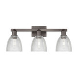 Castile 3 Light Bath Vanity 10.75 Inch Tall and 25 Inch Wide by Innovations - 716-3W-G38