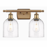 Bella 2 Light Industrial Vanity Light 15.5 Inch Wide by Innovations - 516-2W-G558-6