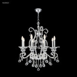Pearl 8 Light Large Crystal Chandelier by James Moder - 96658-PEARL
