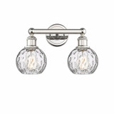 Athens Water Glass 2 Light Modern Vanity Light by Innovations - 616-2W-AWG