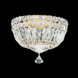 Petit Crystal Deluxe 4 Light 10 Inch Wide Flush Mount by Schonbek - 5891