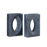 Demi 5.5 Inch Bookend (Set of 2) In Modern by Currey Company - 1200-077