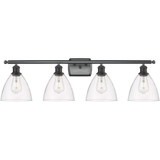 Bristol 100W 4 LED Glass Bath Vanity 10.5 and 37.5 Inch Wide by Innovations - 516-4W-GBD-75-LED