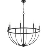 Tribute 8 Light Large Chandelier by Quorum - 6374-8