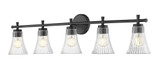 Belle 5 Light Bath Vanity 10 Inch Tall and 42 Inch Wide by Z Lite - 7519-5V