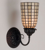 Geometric Green 1 Light Wall Sconce by Meyda Tiffany - 7405-1WS