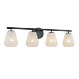 Brooke 4 Light Bath Vanity 8 Inch Tall and 31.25 Inch Wide by Artcraft - AC12184