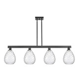 Waverly 4 Light Stem Hung Island 13 Inch Tall X 51 Inch Wide by Innovations - 716-4I-G372