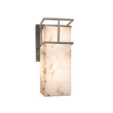Alabaster Rocks Structure 1 Light Outdoor Wall Mount by Justice Design - ALR-8643W