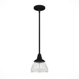 Cypress Grove 1 Light Small Pendant 7.75 Inch Tall by Hunter Fans - 19327