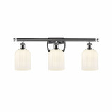 Bridal Veil 3 Light Bath Vanity 10 Inch Tall X 25 Inch Wide by Innovations - 516-3W-G559-5-GL