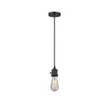 Bare Bulb 1 Light Mini Pendant 3.88X4.5 Inch Wide by Innovations - 201CSW