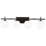 Vivaldi 4 Light Vanity Light by Dainolite - VAD-324W