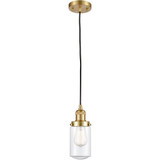 Dover 1 Light Mini Pendant 10.25 x 4.5 Inches by Innovations  - 201-45