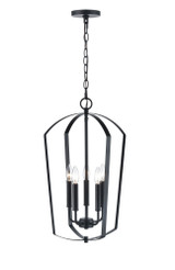 Ivey Lake 5 Light Pendant 24 Inch Tall and 15.75 Inch Wide by Millennium - 9825
