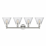Cone 4 Light Vanity Light 34.75 Inch Wide by Innovations - 616-4W-CON