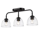 Roxie 1 Light 24.625 Inch Wide Semi Flush Mount by Golden - 6958-3SF