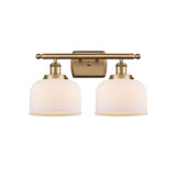 Bell 100W 2 LED Bath Vanity 11 Inch Tall and 18 Inch Wide by Innovations - 916-2W-G7-LED