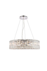 Maxime 12 Light Large Chandelier by Elegant V2030D28 - V2030D28
