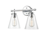 Aliza 2 Light Bath Vanity 11 Inch Tall and 16 Inch Wide by Millennium - 8122