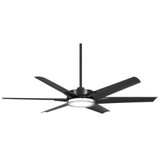 Deco 6 Blade Outdoor Ceiling Fan with Light 65 Inches Wide by Minka Aire - F866L