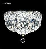 3 Light 10 Inch Wide Flush Mount by James Moder - 40210S0010FM