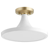 Bugle 1 Light 15 Inch Wide Flush Mount by Quorum - 3001-15