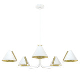 Grove Isle 5 Light Oversized Chandelier by Hunter - 19195