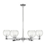 Athens 6 Light Stem Hung Chandelier 9.88 Inch X 35.63 Inch by Innovations - 716-6CR-G12-6