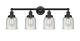 Bell 4 Light Vanity Light with Mercury Glass by Innovations - 616-4W-G54