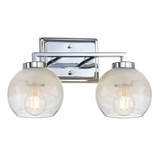 Elliott 2 Light Bath Vanity 8.75 Inch Tall and 15.25 Inch Wide by Golden - 3094-BA2