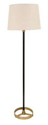 Morgan 1 Light Floor Lamp 62 x 16 Inches by House of Troy - M600-BLKAB