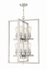 Chicago 8 Light Medium Foyer Chandelier by Craftmade - 53138