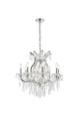 Maria Theresa 9 Light Medium Chandelier by Elegant 2800D26 - 2800D26