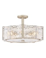 Florian 25W 5 LED Medium SemiFlush Mount 20.2 Inch Wide by Fredrick Ramond  - FR41603