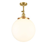 Beacon 1 Light Adjustable Semi Flush Mount 22.38X 13.75 by Innovations - 201F-G20-14