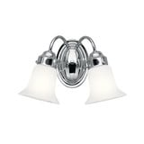 2 Light Vanity Light 13.5 Inch Wide by Kichler - 6122