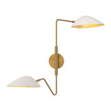 Oscar 2 Light Vanity Light by Alora - WV550224